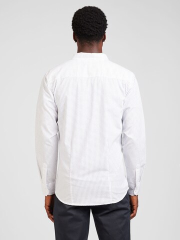 ABOUT YOU Regular fit Button Up Shirt 'Thilo' in White