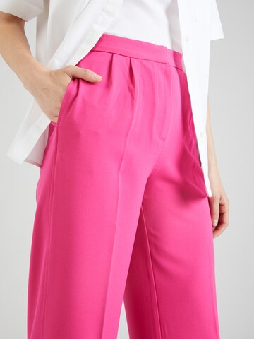 Tally Weijl - Pierna ancha Pantalón de pinzas en rosa