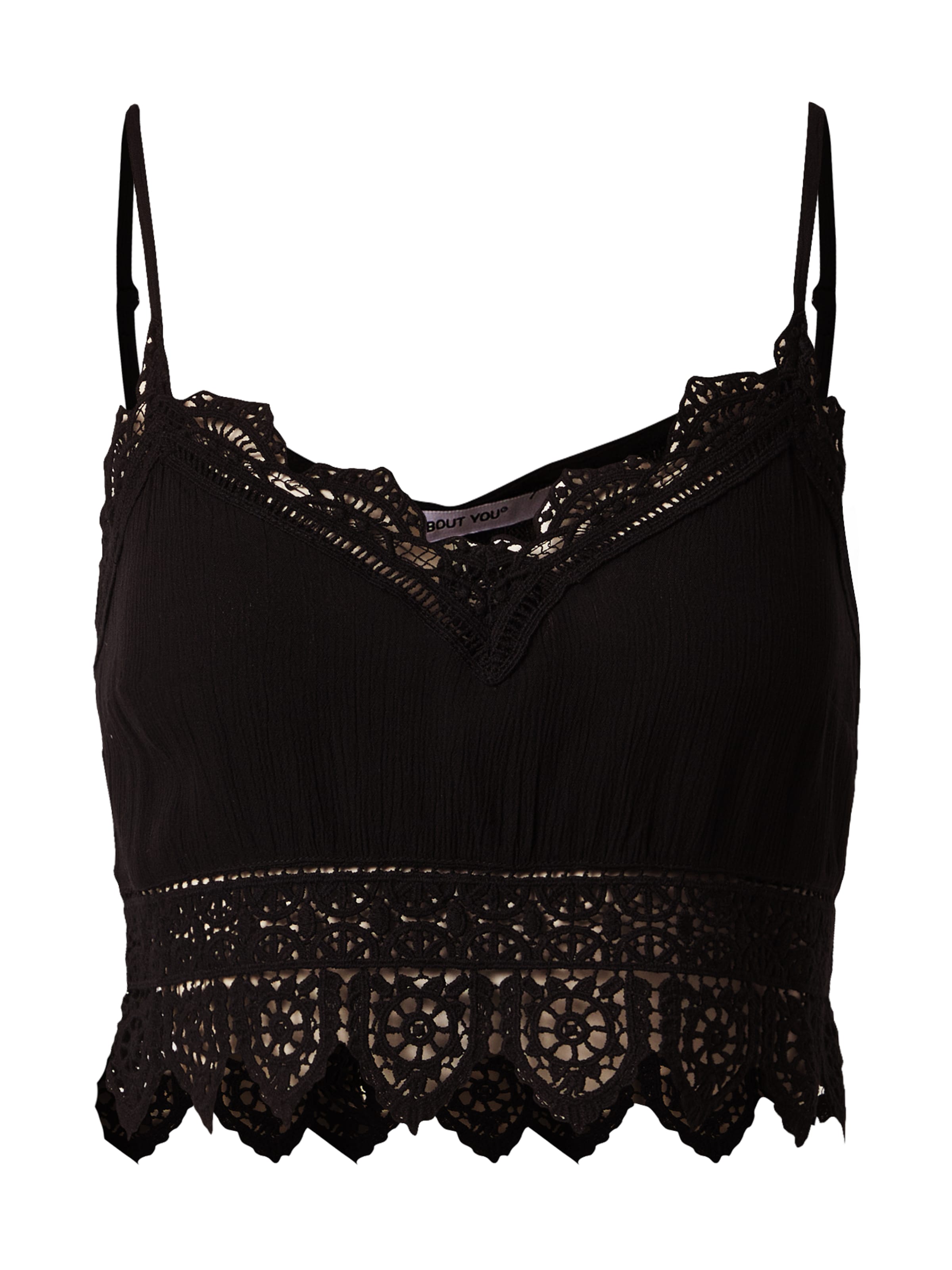 Top 'Tia' di ABOUT YOU in nero: frontale