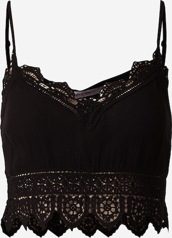 ABOUT YOU Top 'Tia' in Black: front