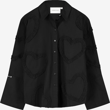 Fabienne Chapot Blouse in Zwart: voorkant