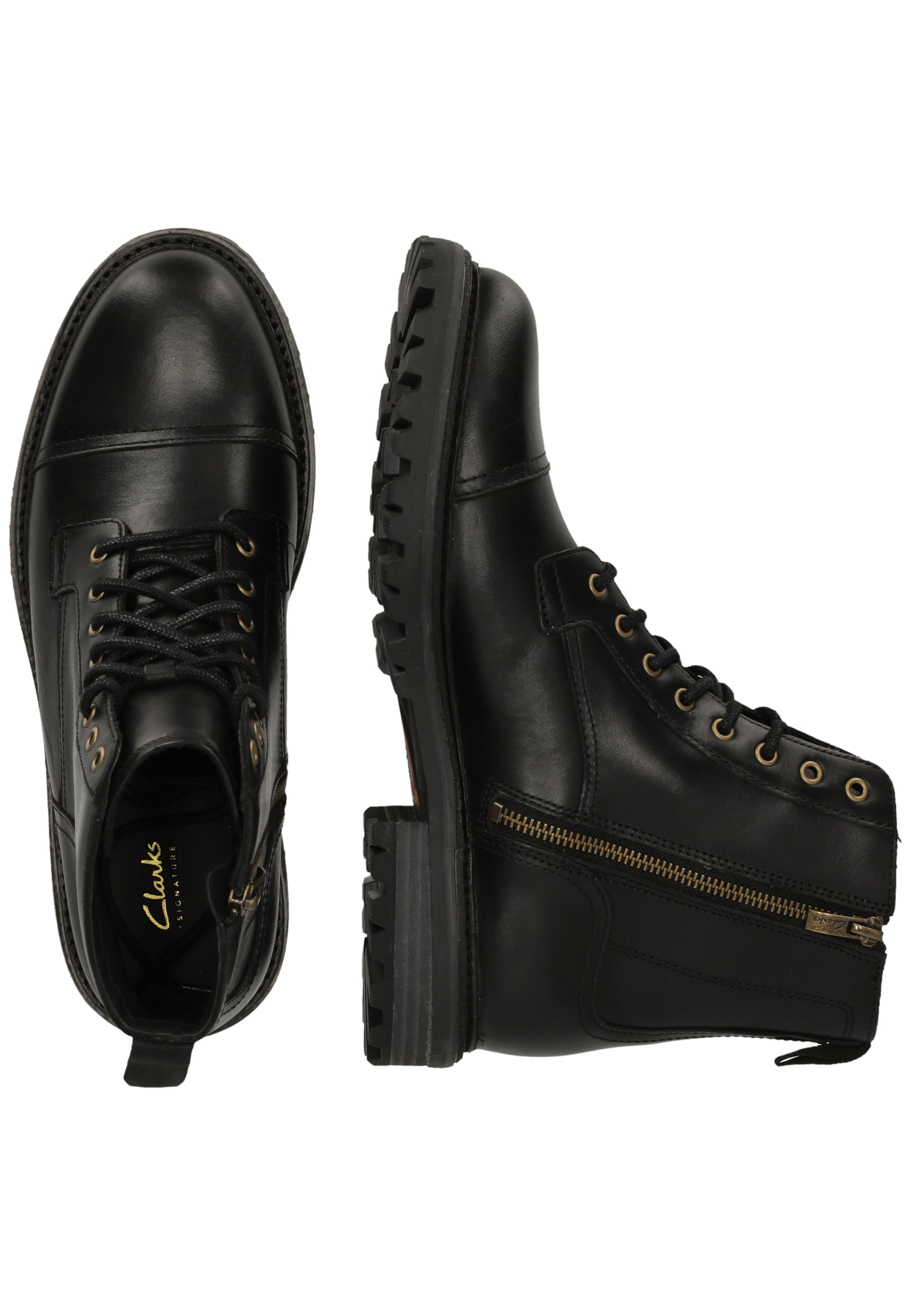 CLARKS Lace-up boot 'Clarkridge Hi' in Black