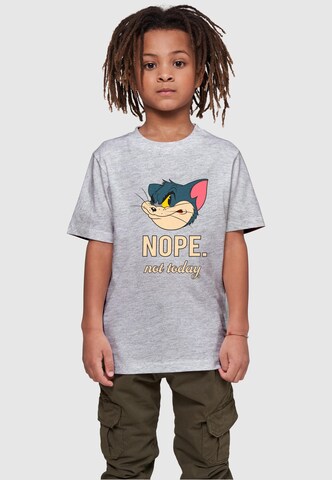 ABSOLUTE CULT Shirt 'Tom and Jerry - Nope Not Today' in Grey: front