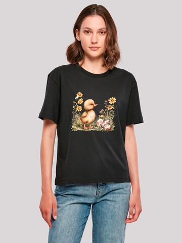 T-shirt 'Niedliche Enten Ostereier' F4NT4STIC en noir : devant