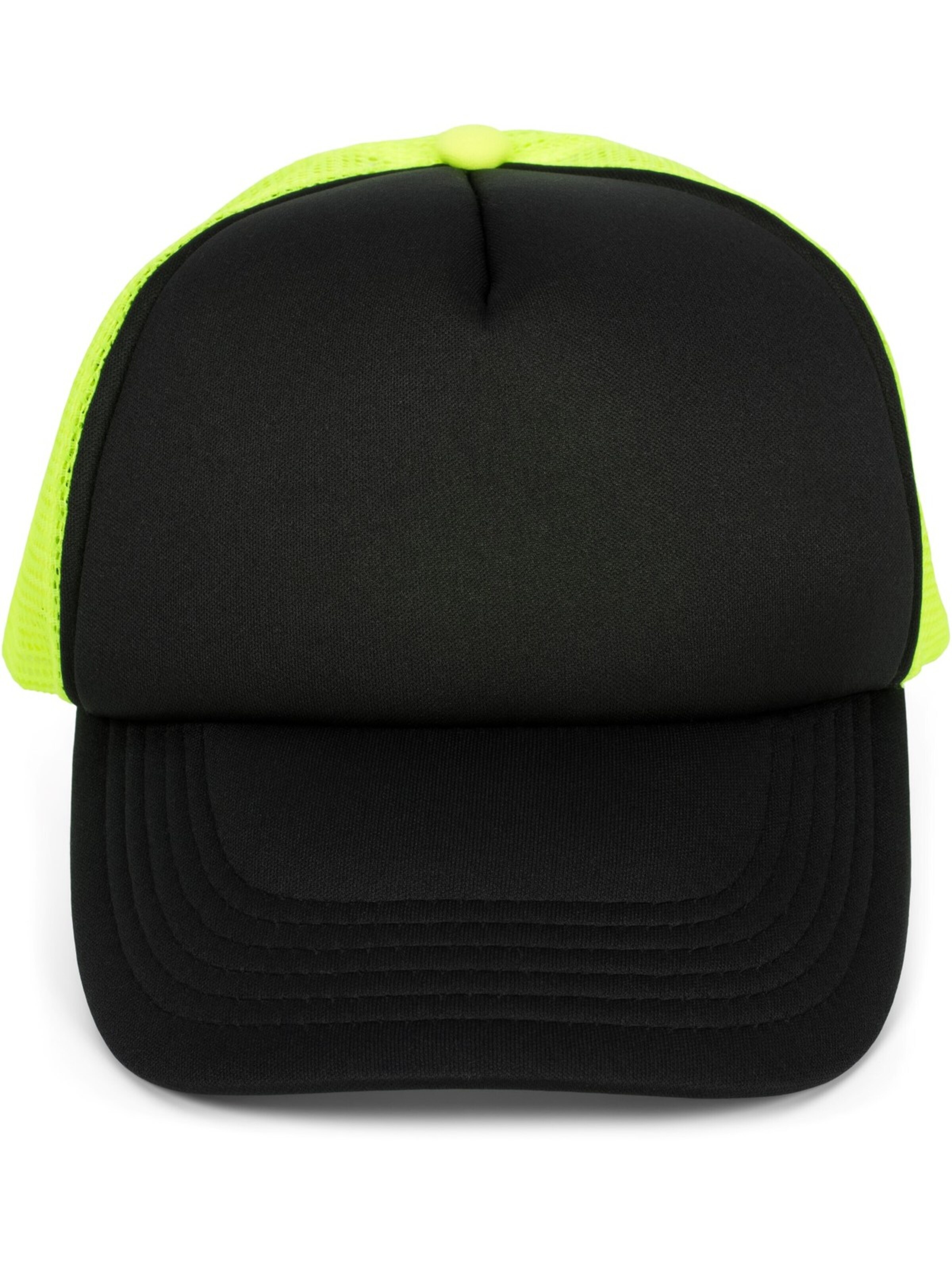 styleBREAKER Cap 'Trucker Cap 5-Panel Mesh' in Yellow