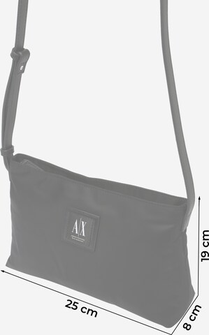 ARMANI EXCHANGE Skuldertaske i sort