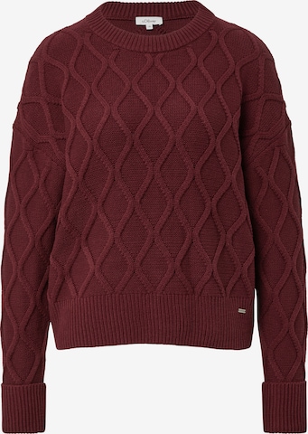 s.Oliver Trui in Rood: voorkant