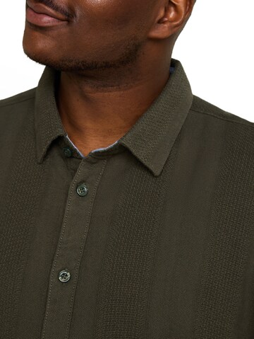 TOM TAILOR Men + Regular Fit hemd in Grün