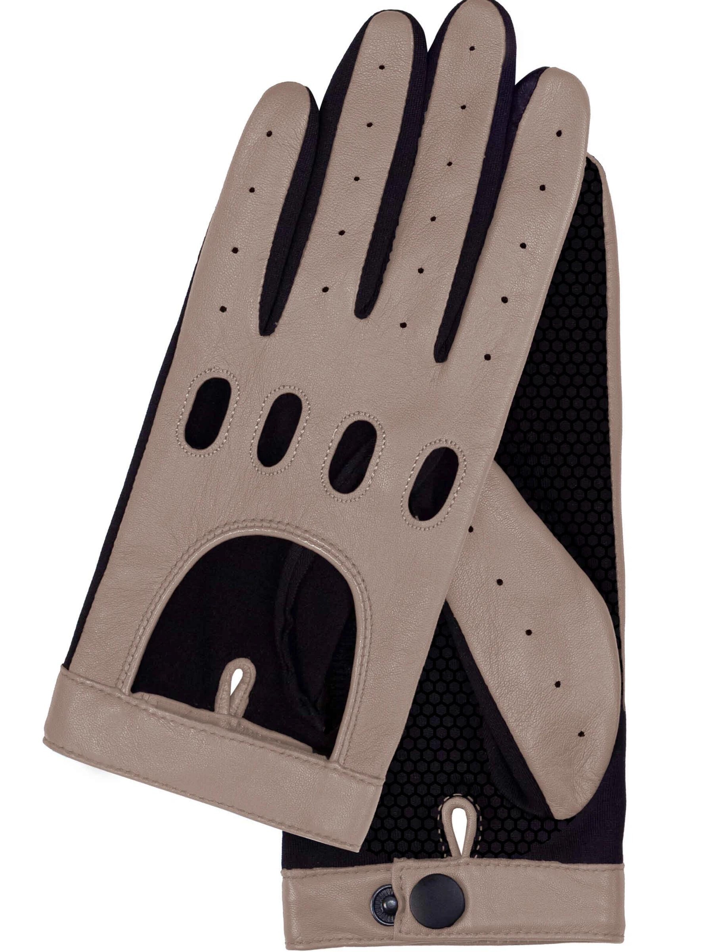 KESSLER Full Finger Gloves in Grey: front
