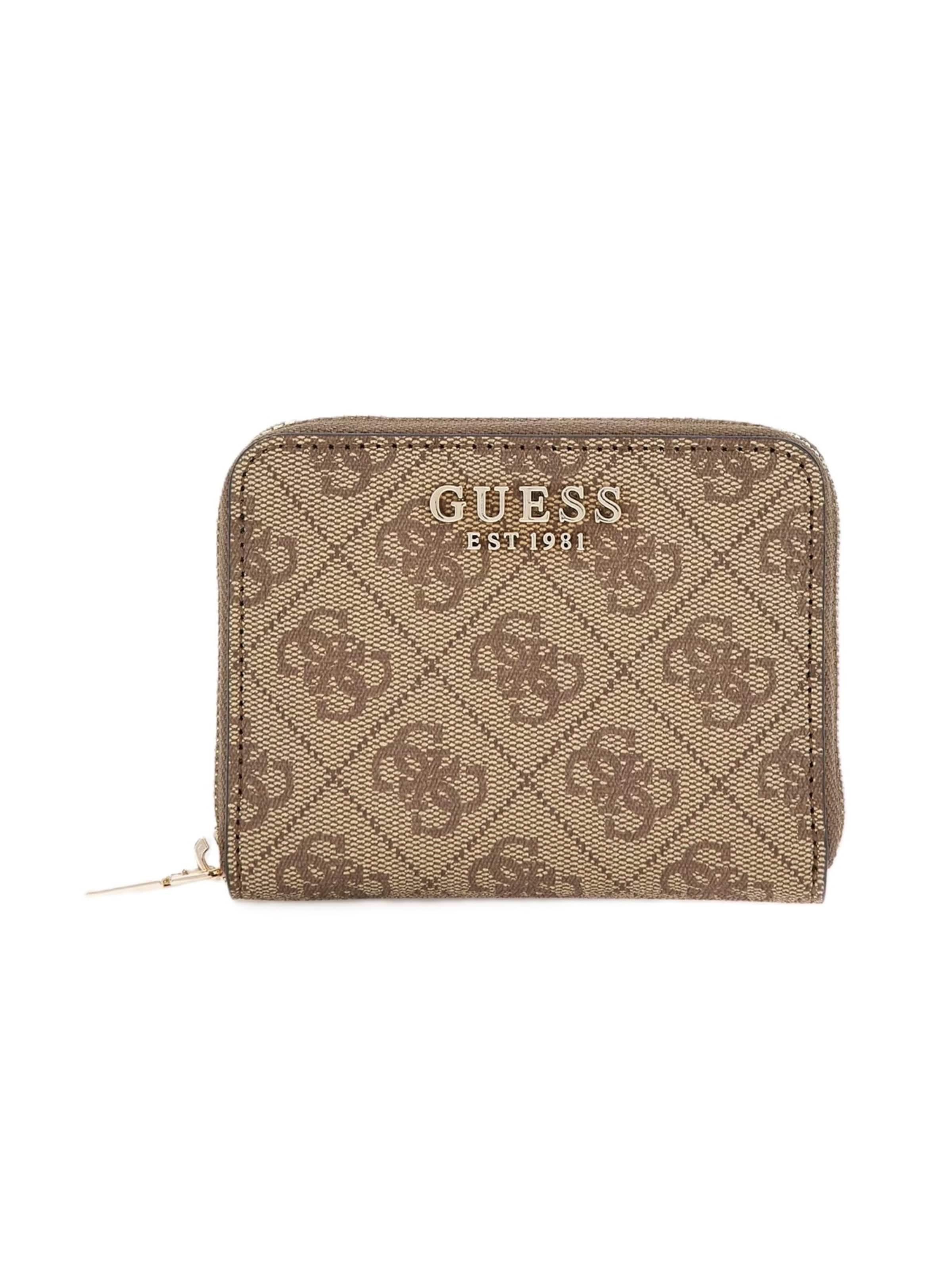 GUESS Wallet 'SG7459137' in Brown: front