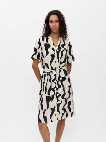 Robe-chemise OBJECT en beige : devant