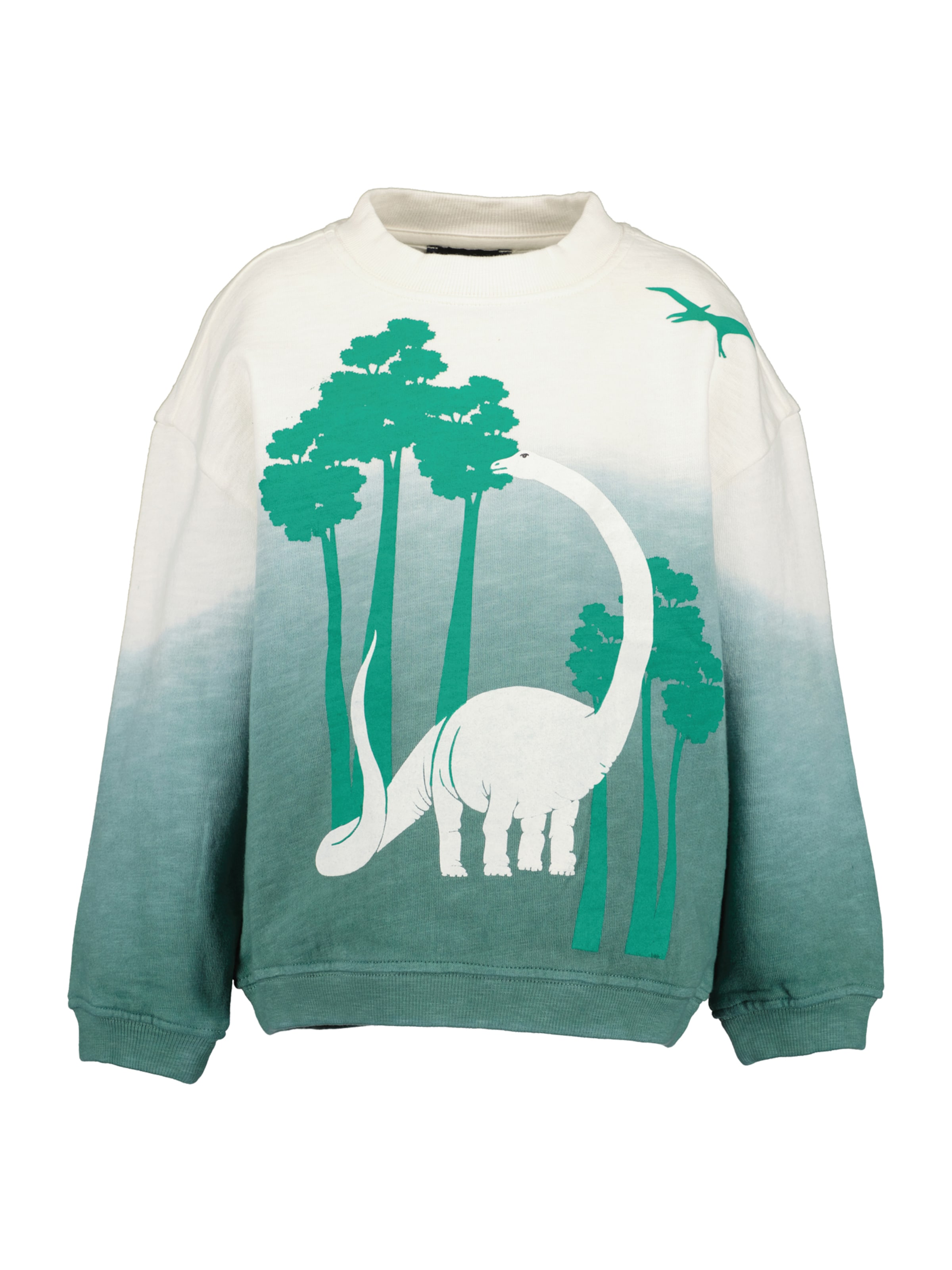 BLUE SEVEN Μπλούζα φούτερ σε λευκό: μπροστά