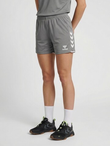 Regular Pantalon de sport 'Core 2.0' Hummel en gris : devant