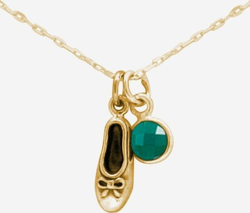 Gemshine Necklace in Gold: front