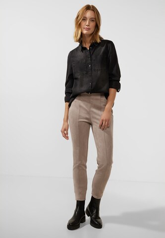 STREET ONE Skinny Broek 'Hope' in Beige