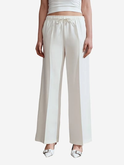 Dilvin Pantalon en 40 en blanc, Vue avec produit