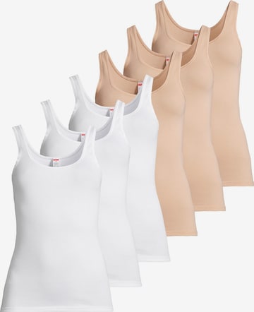 CON-TA Undershirt 'Feinripp' in Beige: front