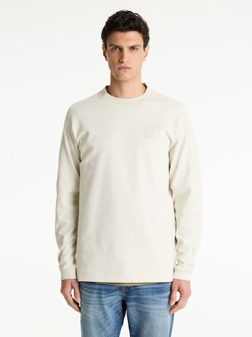 Sweat-shirt 'Dax' CHASIN' en blanc : devant