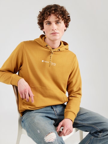 JACK & JONES - Sweatshirt 'JJSKI' em castanho: frente