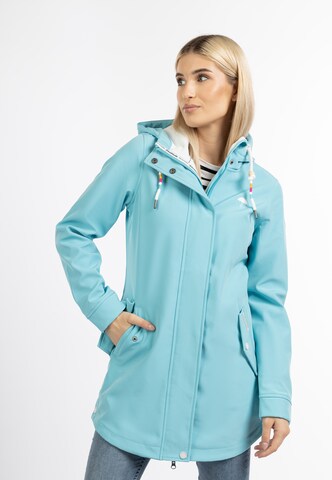 Schmuddelwedda Raincoat 'Alzette' in Blue: front