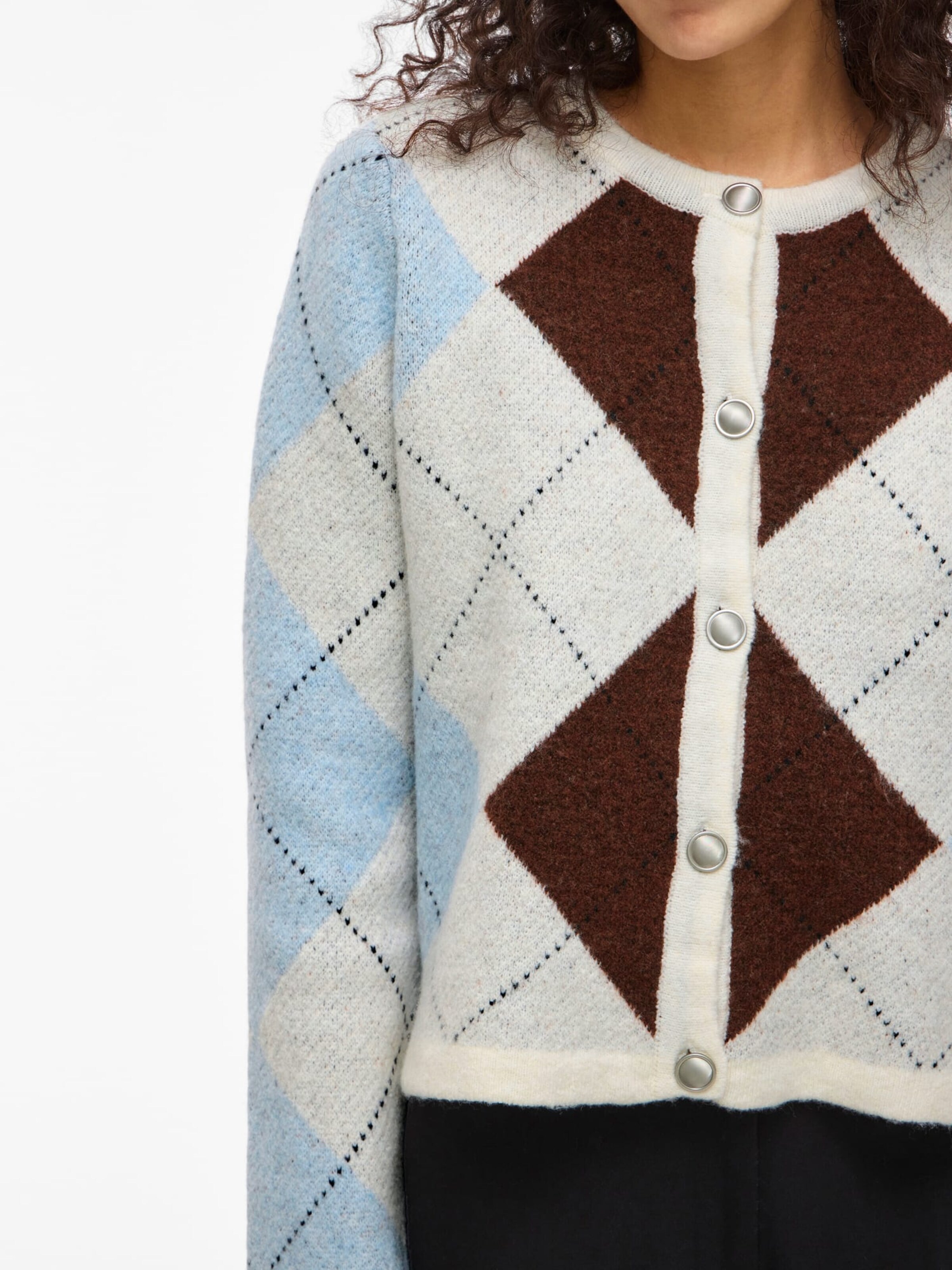 VILA Gebreid vest 'Kayla' in Beige