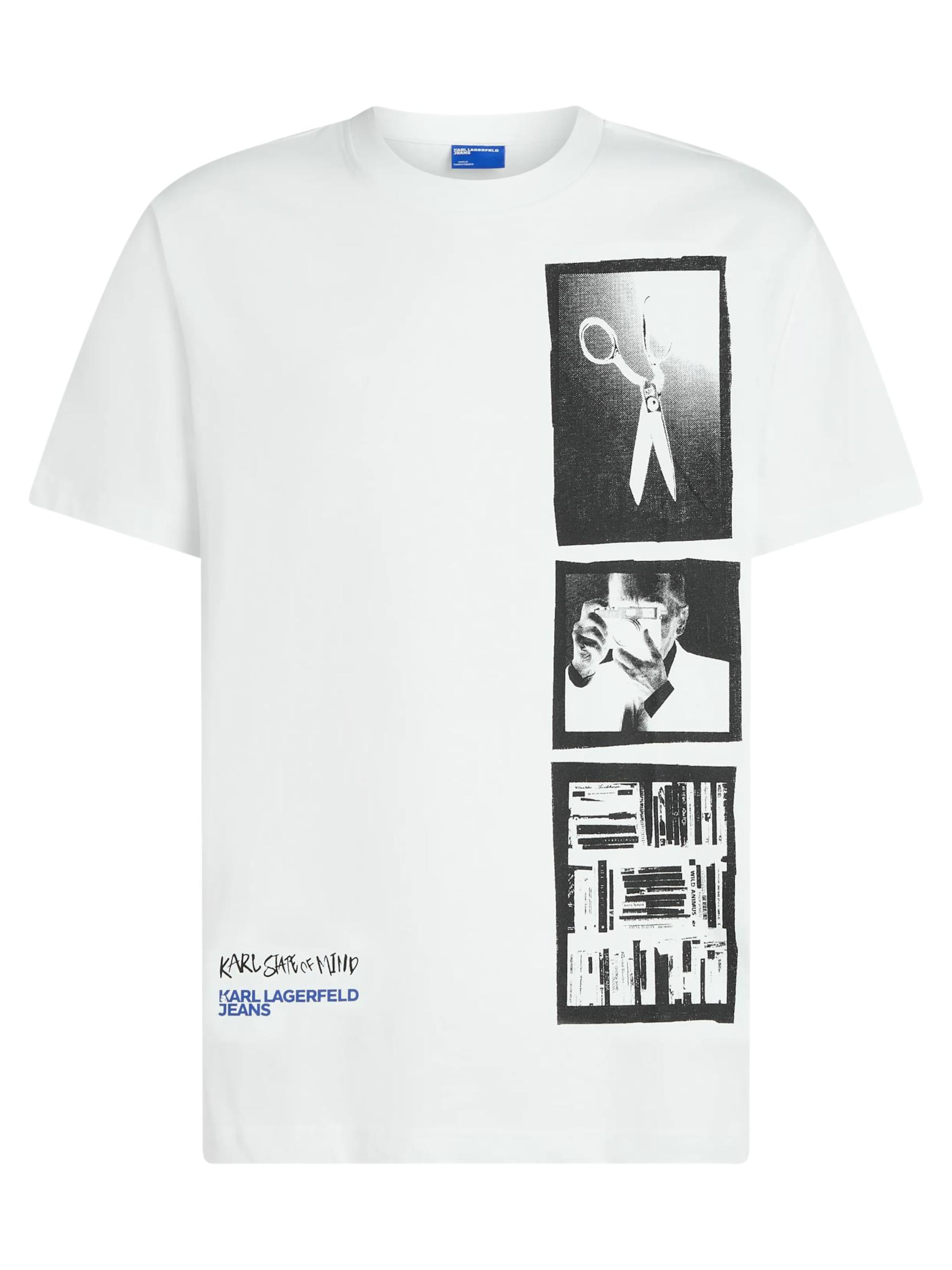 KARL LAGERFELD JEANS T-Shirt in Weiß: Vorderseite