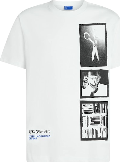 KARL LAGERFELD JEANS Paita koossa L värissä sininen / harmaa / musta / valkoinen, Tuotenäkymä
