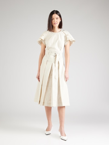 3.1 Phillip Lim Платье в Бежевый: спереди