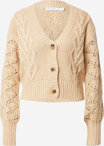 Cardigan Warehouse en beige : devant