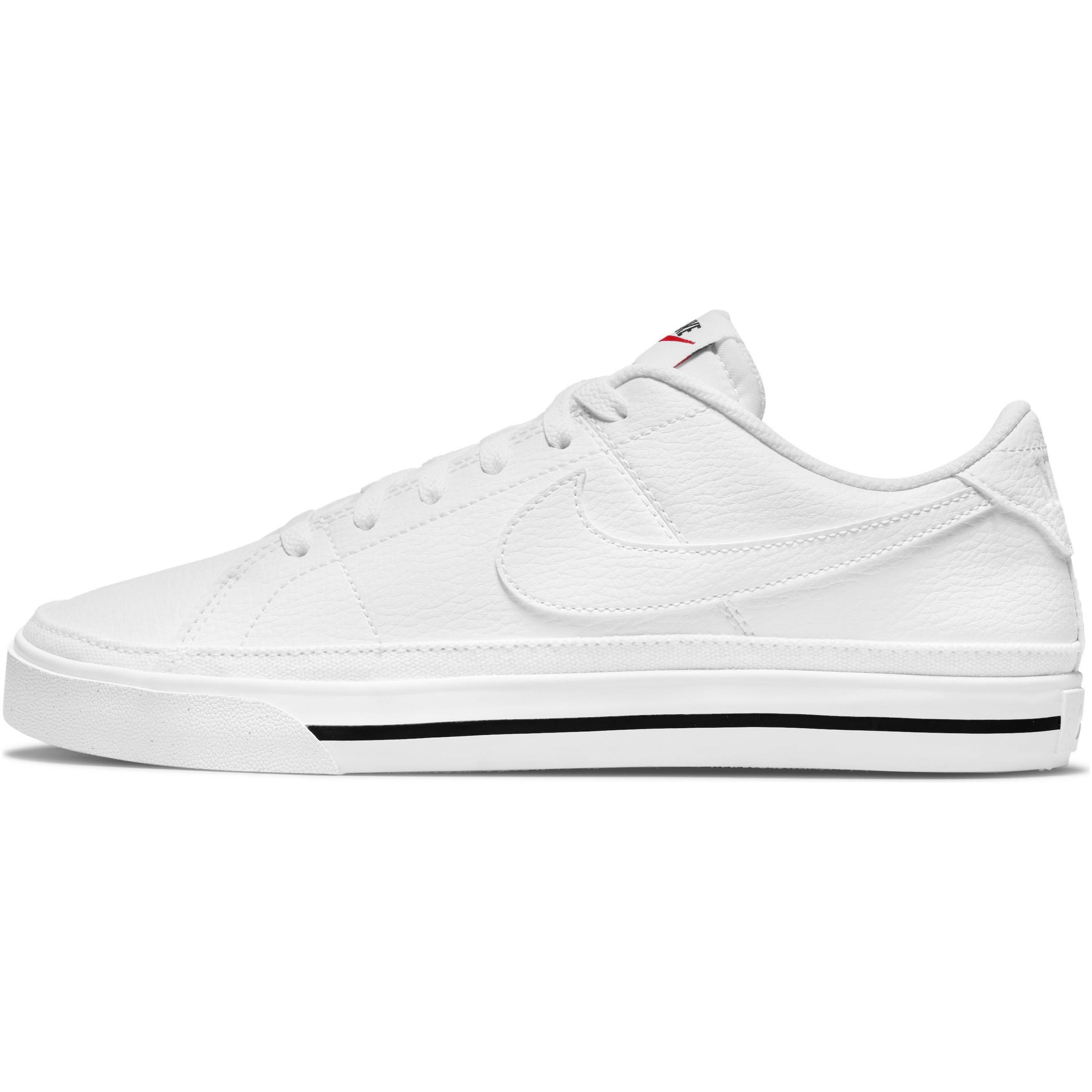 Baskets basses 'Court Legacy Next Nature' Nike Sportswear en blanc : devant