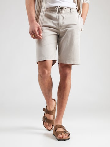 BOSS Tapered Chino trousers 'DS-1-S' in Grey: front