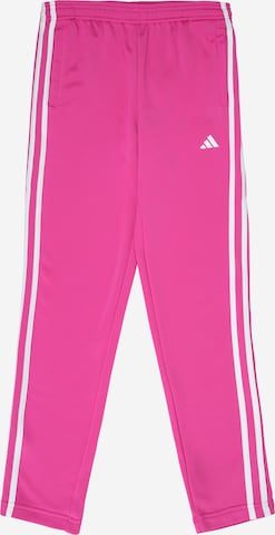 Regular Pantalon de sport 'Train Essentials Aeroready -Fit 3-Stripes ' ADIDAS SPORTSWEAR en rose : devant