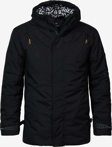 Petrol Industries Winter Jacket in Black: front