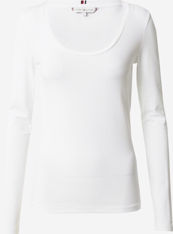 T-shirt TOMMY HILFIGER en blanc : devant