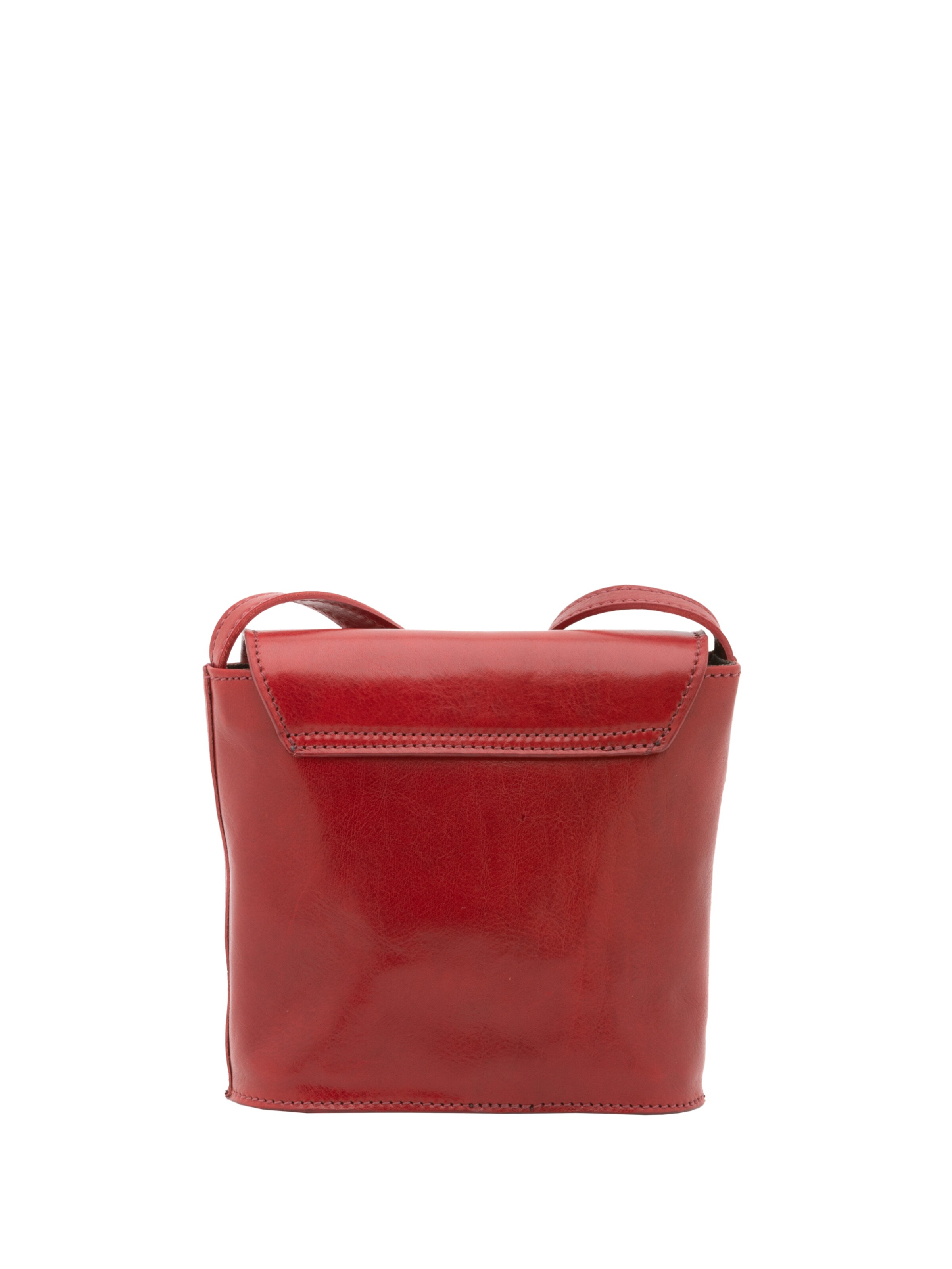 Borsa a tracolla 'Borsa a tracolla uomo vera pelle Castillon - Chiusura calamita' di I Fratelli in rosso