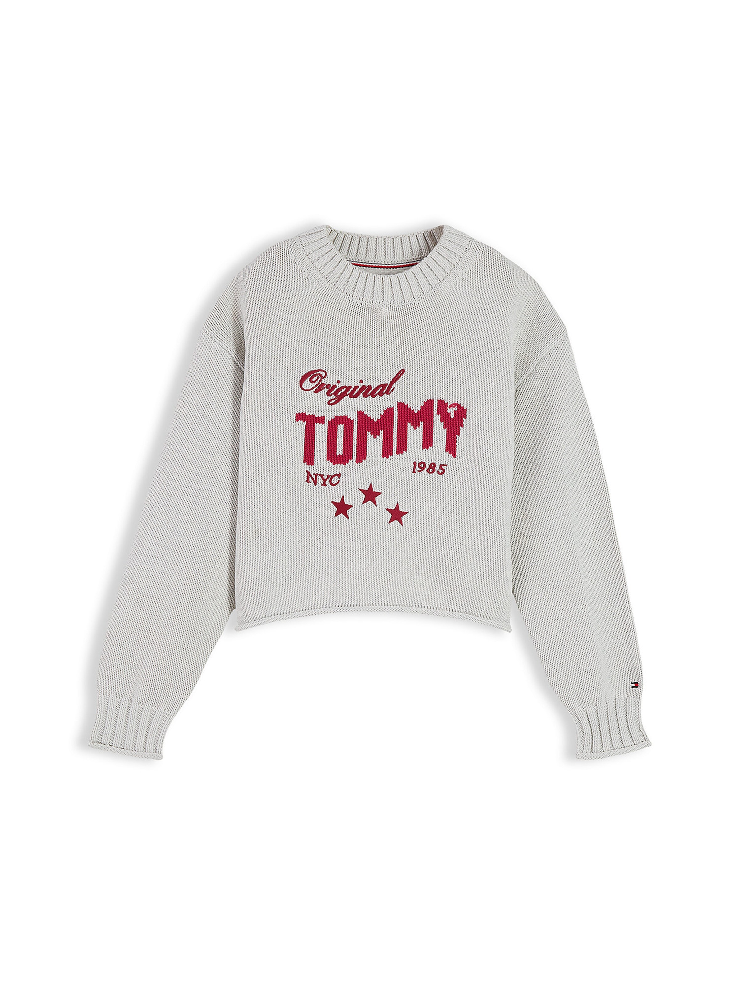 TOMMY HILFIGER Pullover in Grau: Vorderseite