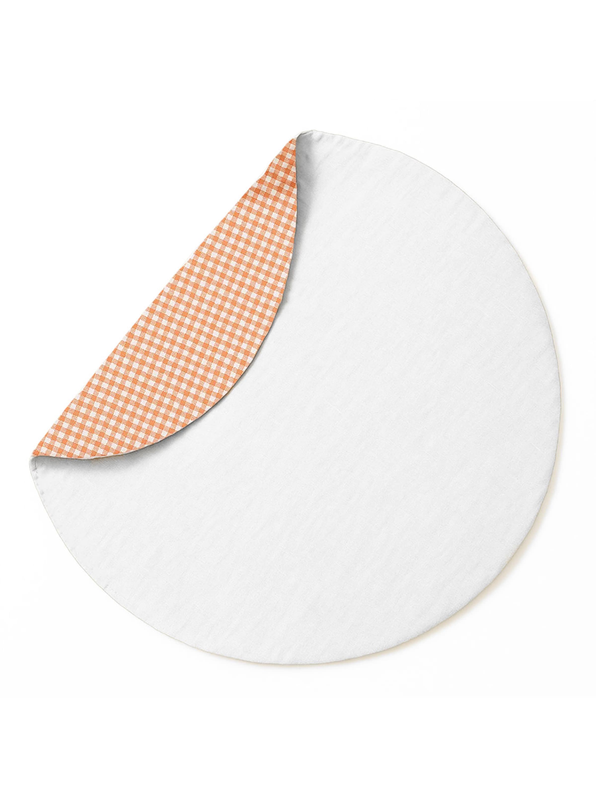 PAPATE - Manta para bebé en blanco: frente