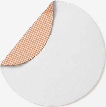 Couverture de bébé PAPATE en blanc : devant