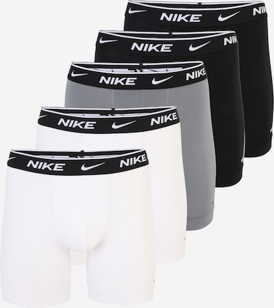 NIKE Underwear Bokserice veličine XS u tamo siva / crna / bijela, Pregled proizvoda