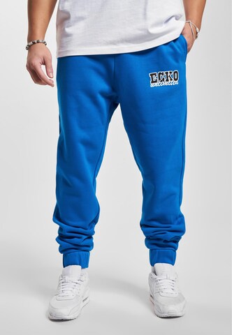 Ecko Unlimited Tapered Pants in Blue: front
