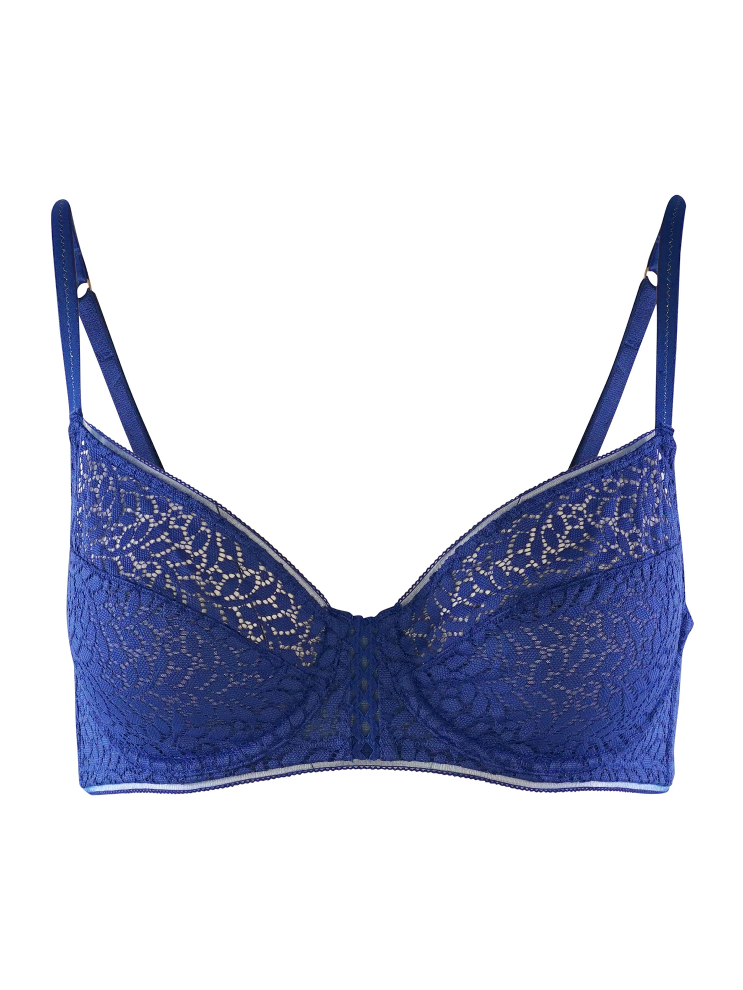 DIM Triangel BH ' Mode ' in Blauw: voorkant