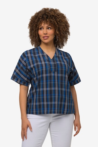 Ulla Popken Blouse in Blue: front