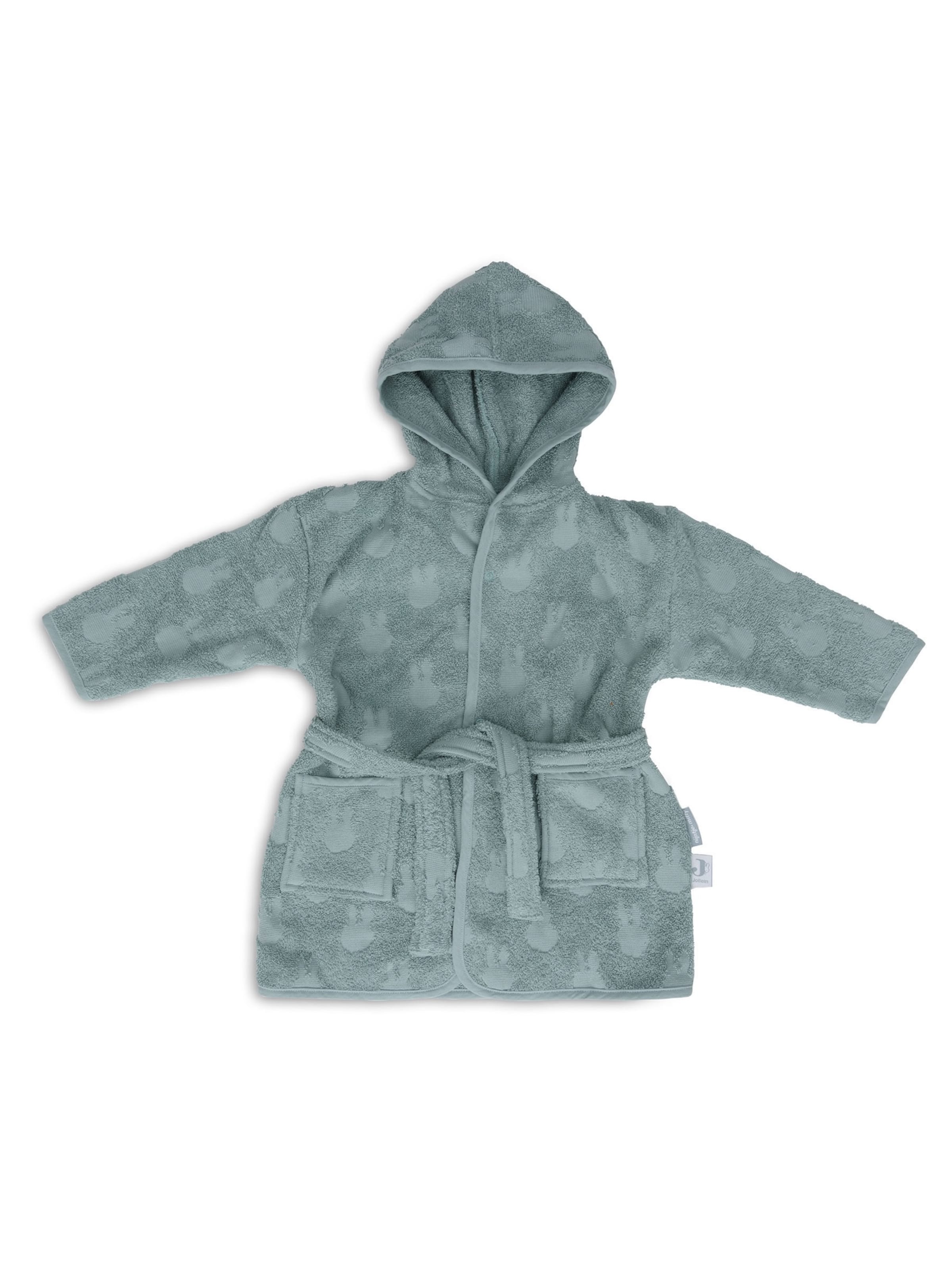 Jollein Bademantel 'Miffy' in Grün: Vorderseite