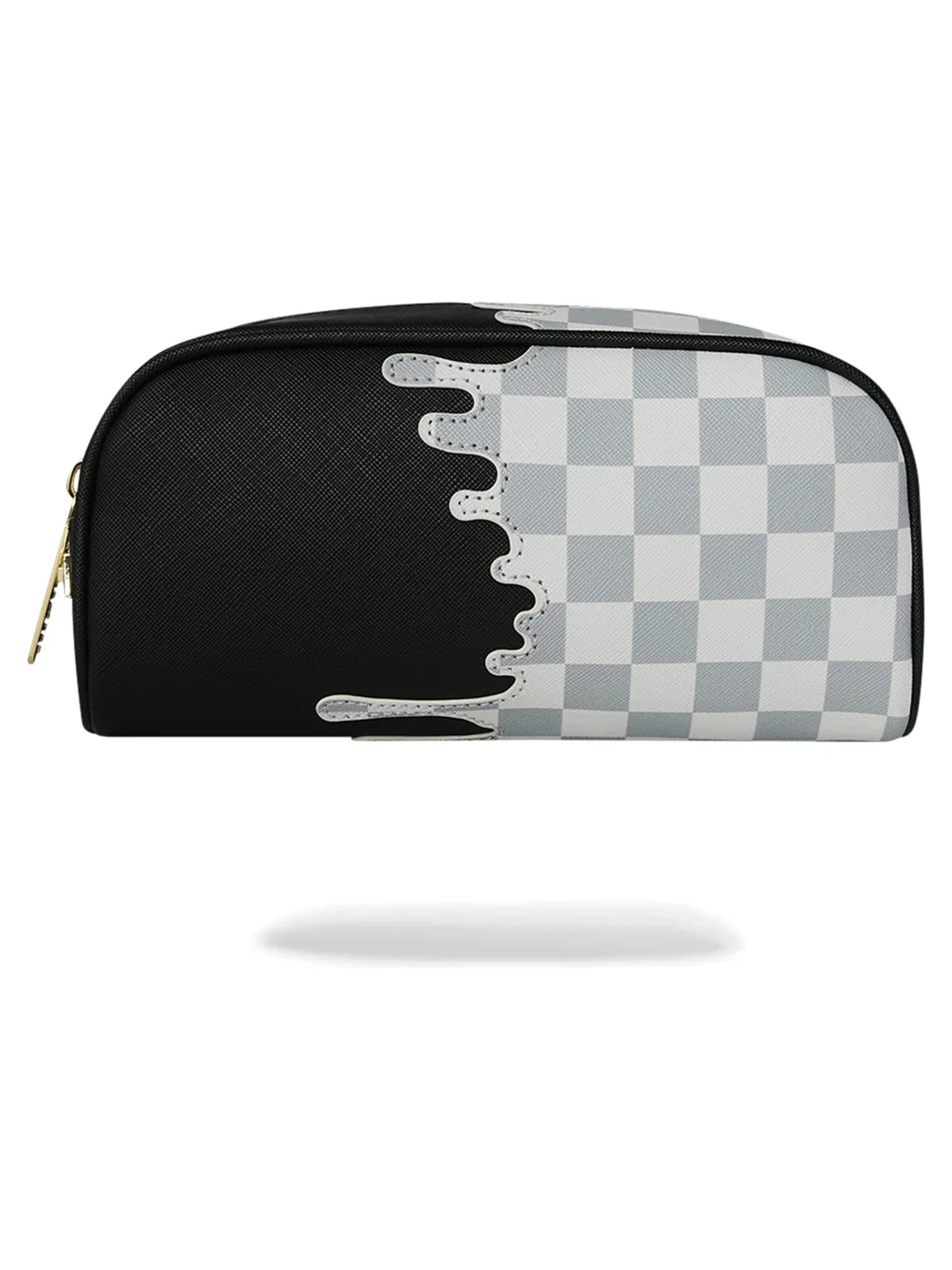 Sprayground - Messenger 'Bolso sprayground cream check side drip pencil pouch' en blanco