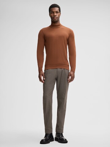 Coupe slim Pantalon à plis 'Lui' STRELLSON en beige