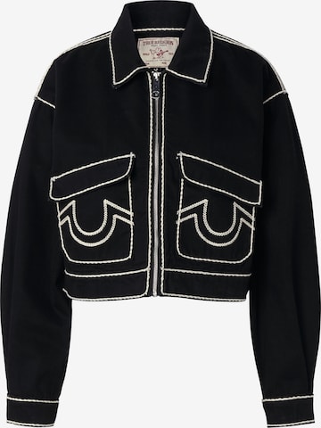 True Religion Jacke in Schwarz: Vorderseite
