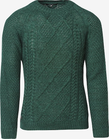 KOROSHI Sweater 'Punto' in Green: front