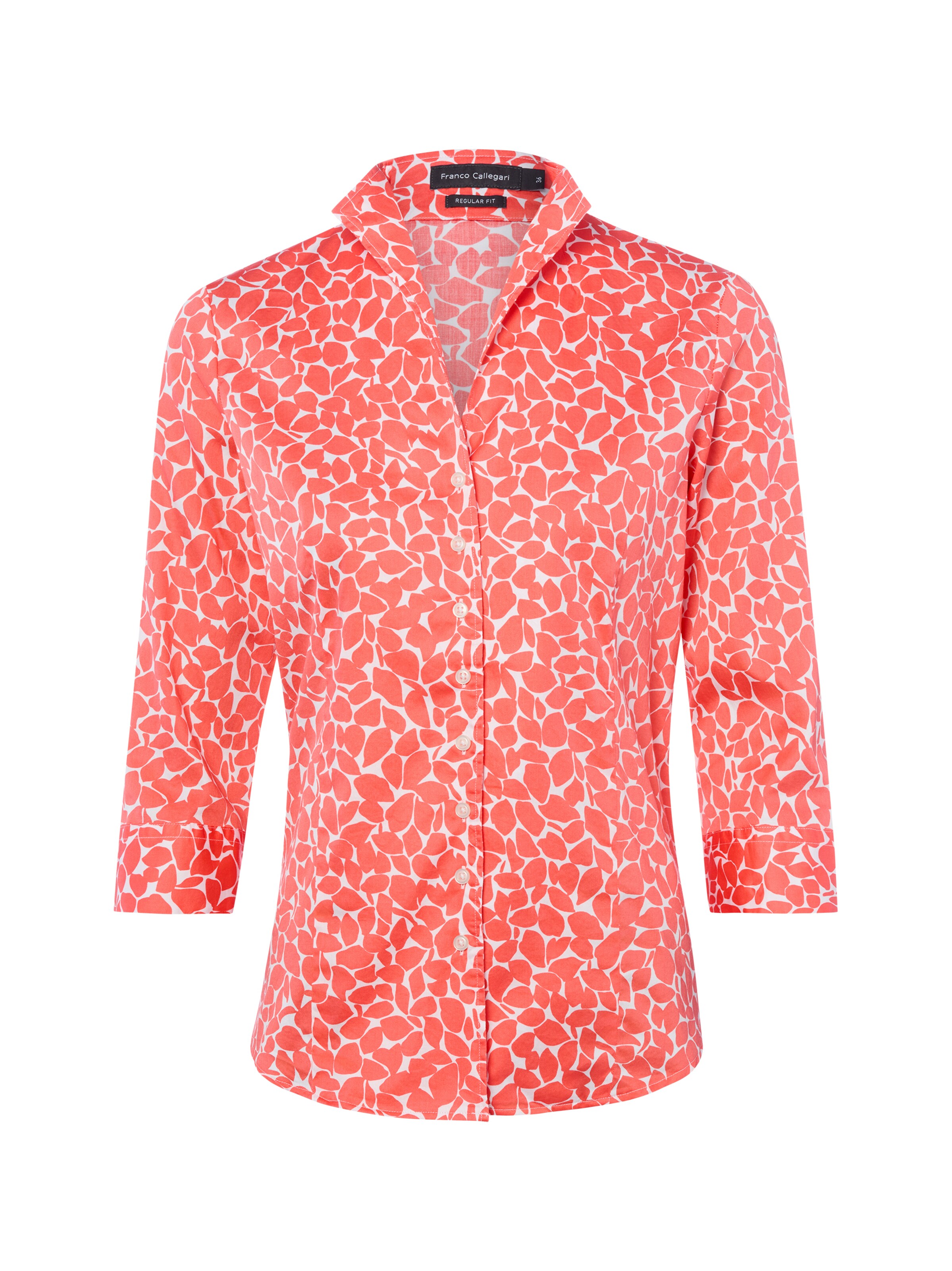 Franco Callegari Bluse in Orange: Vorderseite