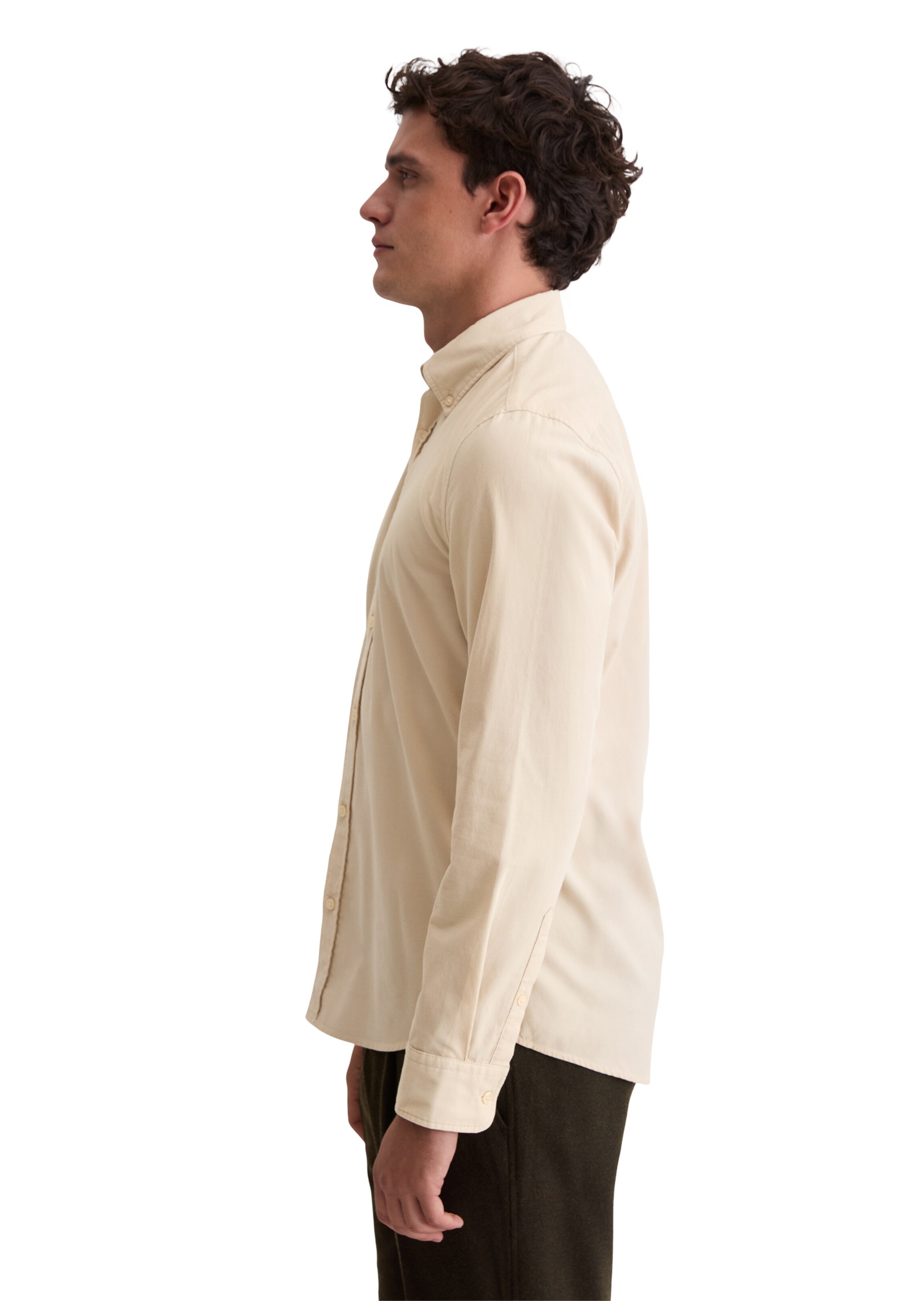 Marc O'Polo Regular fit Button Up Shirt in Beige