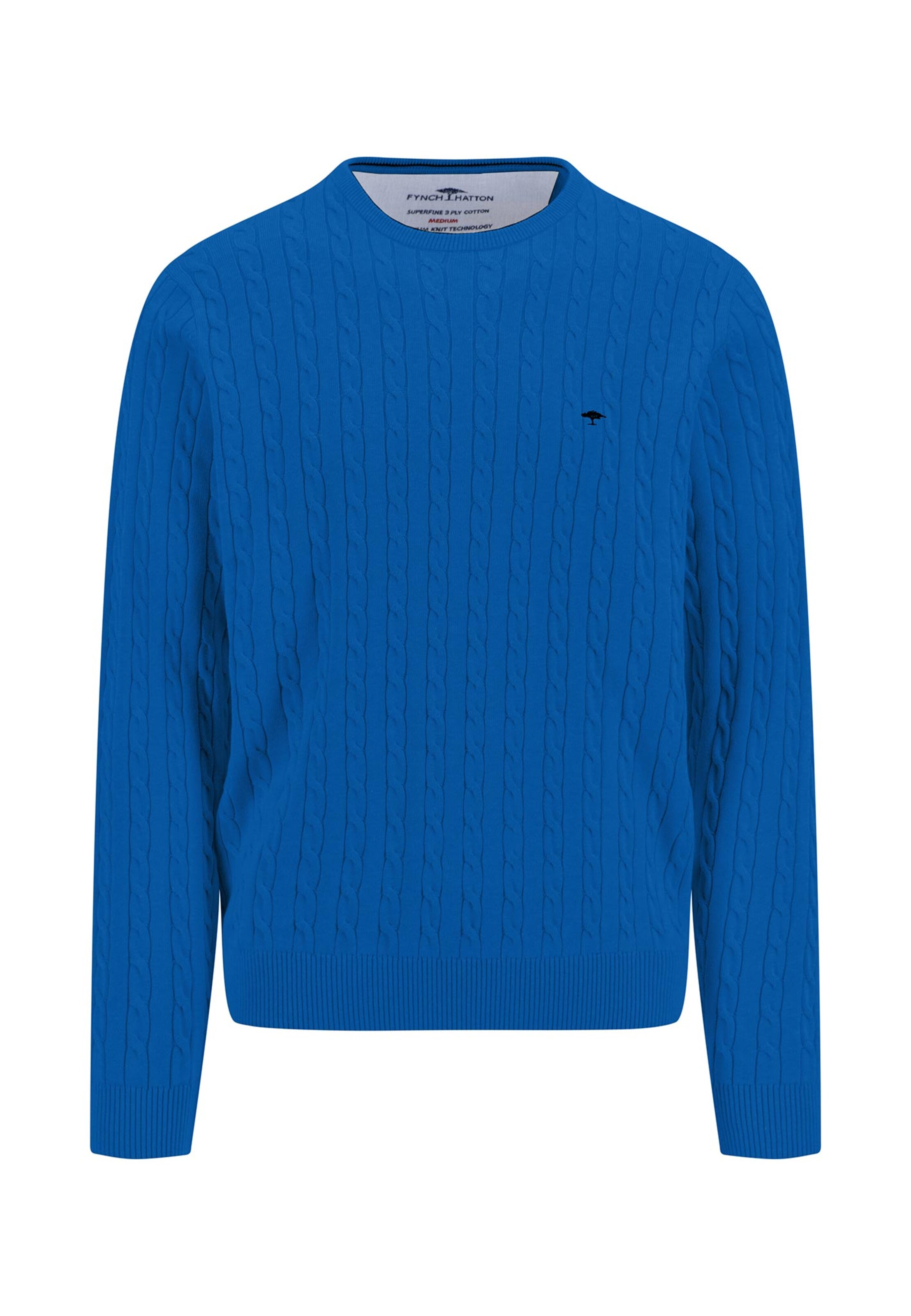 FYNCH-HATTON Sweater in Blue: front